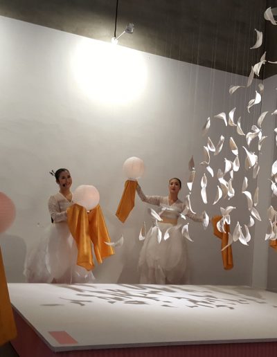 Lorna Fraser, Scaphium with Korean dancers Showing at Cheongju International Craft Biennale Representing Scotland in the UK Pavilion