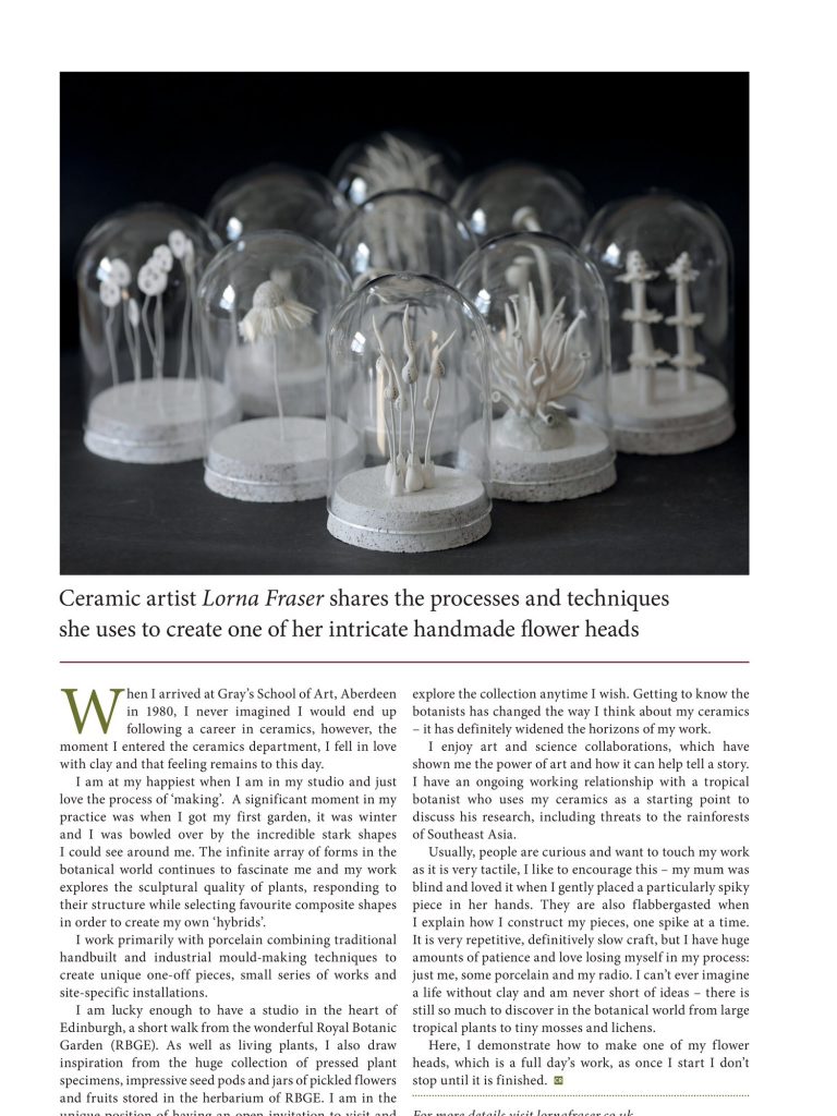 Lorna Fraser, Masterclass in Ceramic Review